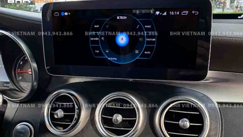 Màn hình DVD Android xe Mercedes C Class W205 (C200/ C250/ C300) 2015 - nay | Màn hình nguyên khối Flycar